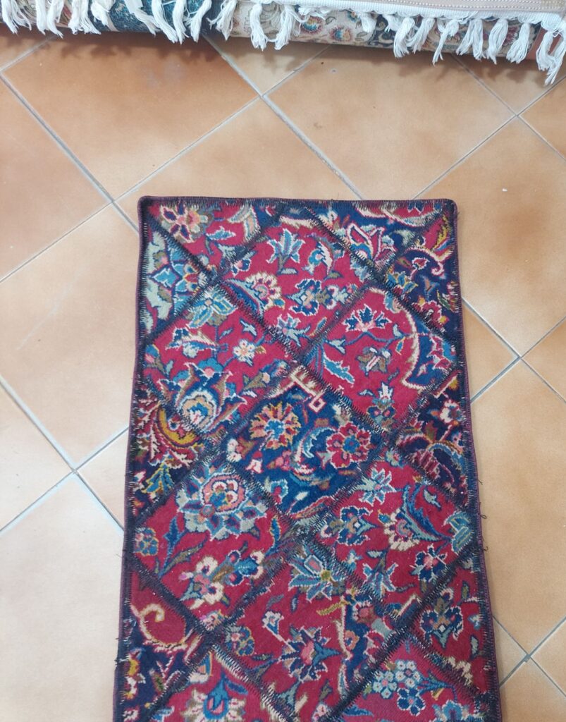 تیکه دوزی فرش دستی